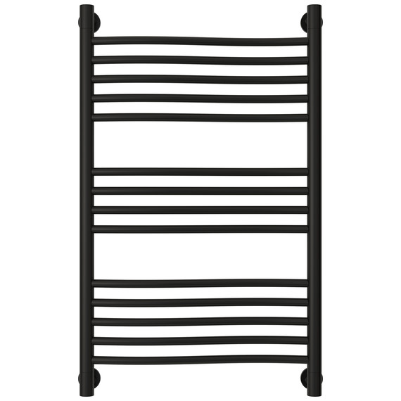 Полотенцесушитель водяной Сунержа Флюид+  П14 500x860 мм 31-0222-8050, чёрный матовый - фото 2