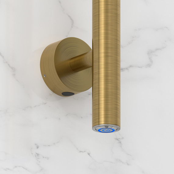 Полотенцесушитель электрический Сунержа Аскет П1 50x1650 мм 051-0850-1650, состаренная латунь - фото 3