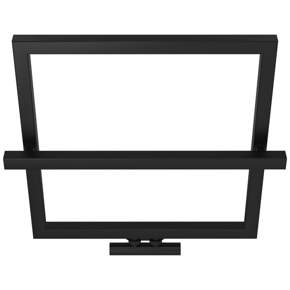 Полотенцесушитель водяной Сунержа Штиль EU50+ П3 500x600 мм 31-0256-5353, чёрный матовый - фото 3