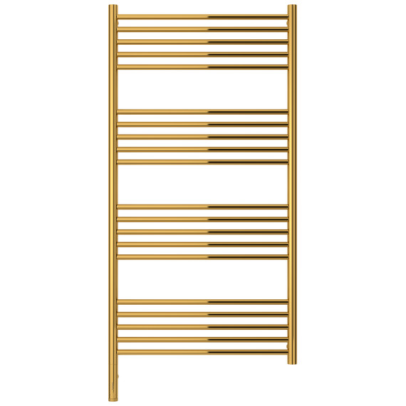 Полотенцесушитель электрический Сунержа Богема 3.1 П20 600x1320 мм (прямая перемычка) 03-6004-1260 L, золото - фото 2