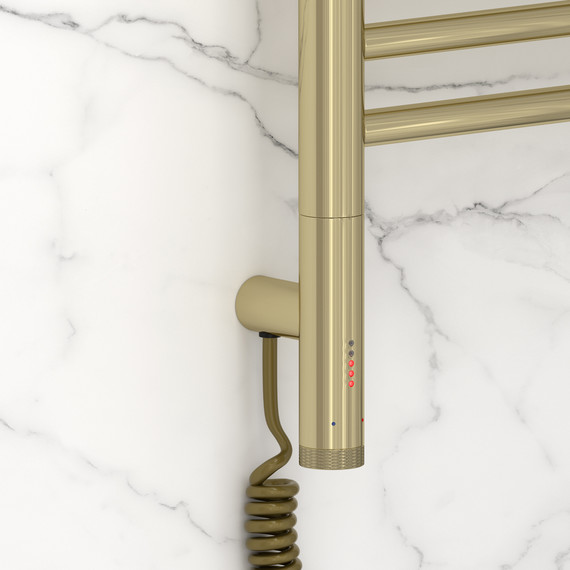 Полотенцесушитель электрический Сунержа Богема 3.1 П16 500x1120 мм (прямая перемычка) 020-6004-1050 L, шампань - фото 3