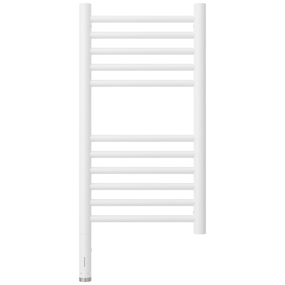 Полотенцесушитель электрический Сунержа Богема 3.1 П11 300x720 мм (прямая перемычка) 30-6004-6030 L, белый матовый - фото 2