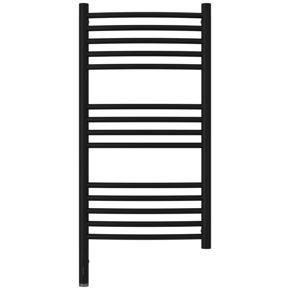 Полотенцесушитель электрический Сунержа Богема 3.1 П14 400x920 мм (выгнутая перемычка) 31-6002-8040 L, чёрный матовый - фото 2