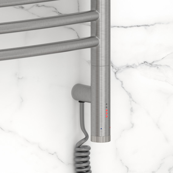 Полотенцесушитель электрический Сунержа Богема 3.1 П14 500x920 мм (выгнутая перемычка) 071-6003-8050 R, сатин - фото 3