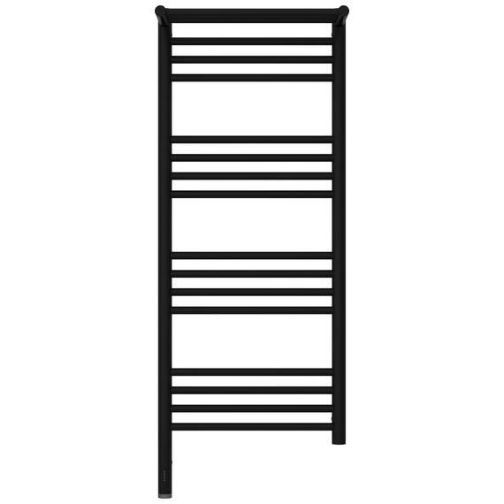 Полотенцесушитель электрический Сунержа Богема 3.1 с полкой П16 400x1120 мм 31-6006-1040 L, чёрный матовый - фото 2