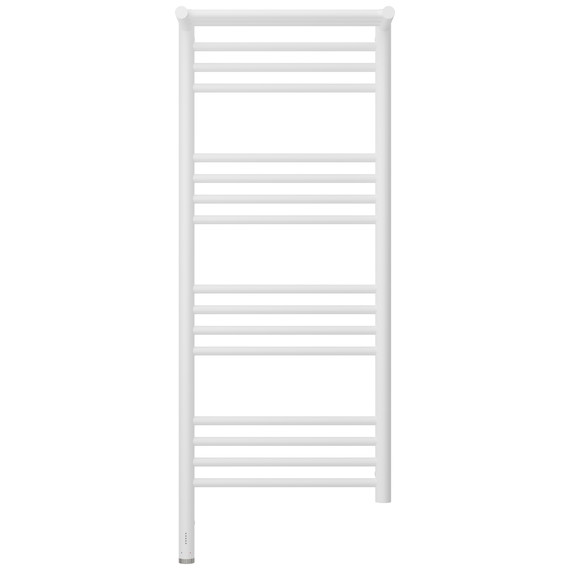 Полотенцесушитель электрический Сунержа Богема 3.1 с полкой П16 400x1120 мм 30-6006-1040 L, белый матовый - фото 2