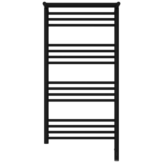 Полотенцесушитель электрический Сунержа Богема 3.1 с полкой П16 500x1120 мм 31-6007-1050 R, чёрный матовый - фото 2
