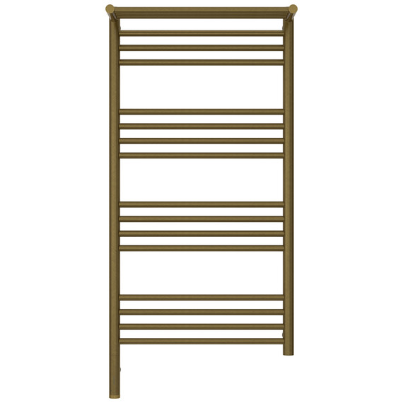 Полотенцесушитель электрический Сунержа Богема 3.1 с полкой П16 500x1120 мм 05-6006-1050 L, состаренная бронза - фото 2