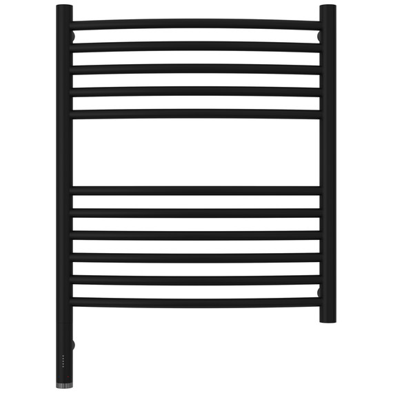 Полотенцесушитель электрический Сунержа Богема 3.1 П11 500x720 мм (выгнутая перемычка) 31-6002-6050 L, чёрный матовый - фото 2