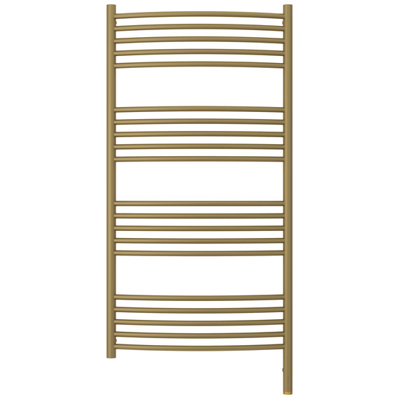 Полотенцесушитель электрический Сунержа Богема 3.1 П20 600x1320 мм (выгнутая перемычка) 032-6003-1260 R, золото матовое - фото 2