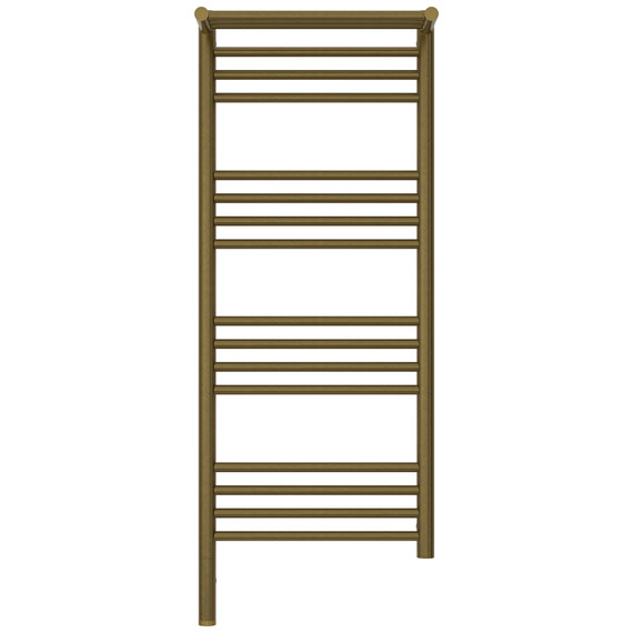 Полотенцесушитель электрический Сунержа Богема 3.1 с полкой П16 400x1120 мм 05-6006-1040 L, состаренная бронза - фото 2