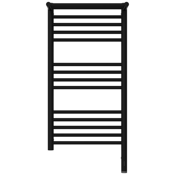 Полотенцесушитель электрический Сунержа Богема 3.1 с полкой П14 400x920 мм 31-6007-8040 R, чёрный матовый - фото 2