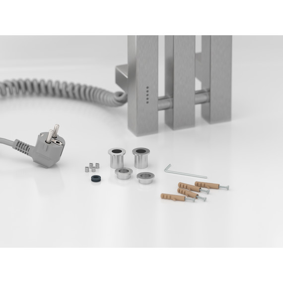 Полотенцесушитель электрический Сунержа Вердикт 4.0 П3 100x1200 мм 071-0852-1210 L, сатин - фото 4