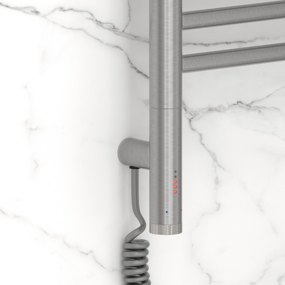 Полотенцесушитель электрический Сунержа Богема 3.1 с полкой П14 500x920 мм 071-6006-8050 L, сатин - фото 3