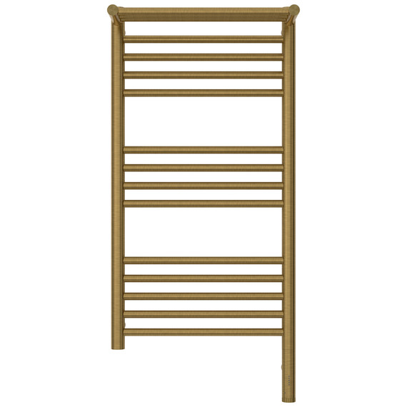 Полотенцесушитель электрический Сунержа Богема 3.1 с полкой П14 400x920 мм 051-6007-8040 R, состаренная латунь - фото 2