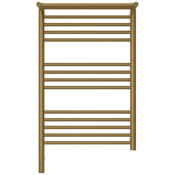 Полотенцесушитель электрический Сунержа Богема 3.1 с полкой П14 500x920 мм 051-6006-8050 L, состаренная латунь - фото 2