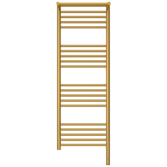 Полотенцесушитель электрический Сунержа Богема 3.1 с полкой П20 400x1320 мм 03-6007-1240 R, золото - фото 2