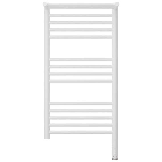 Полотенцесушитель электрический Сунержа Богема 3.1 с полкой П14 400x920 мм 30-6007-8040 R, белый матовый - фото 2