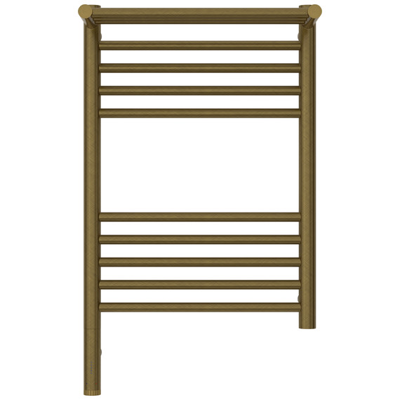 Полотенцесушитель электрический Сунержа Богема 3.1 с полкой П10 400x720 мм 05-6006-6040 L, состаренная бронза - фото 2