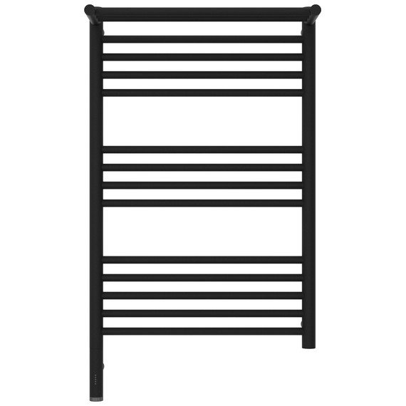 Полотенцесушитель электрический Сунержа Богема 3.1 с полкой П14 500x920 мм 15-6006-8050 L, тёмный титан муар - фото 2