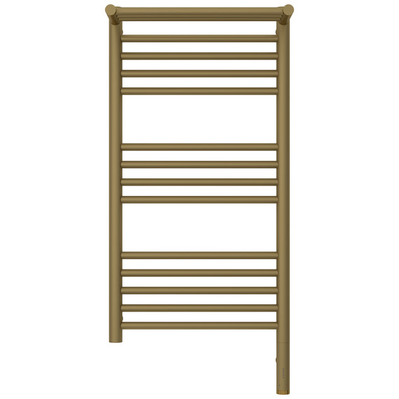 Полотенцесушитель электрический Сунержа Богема 3.1 с полкой П14 400x920 мм 032-6007-8040 R, золото матовое - фото 2