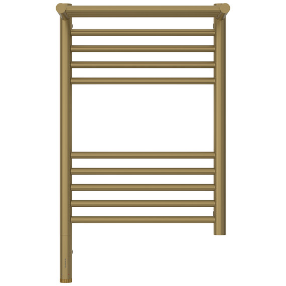 Полотенцесушитель электрический Сунержа Богема 3.1 с полкой П10 400x720 мм 32-6006-6040 L, золотой шёлк - фото 2