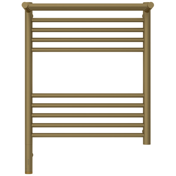 Полотенцесушитель электрический Сунержа Богема 3.1 с полкой П10 500x720 мм 032-6006-6050 L, золото матовое - фото 2