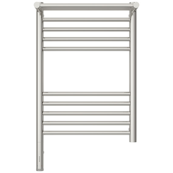 Полотенцесушитель электрический Сунержа Богема 3.1 с полкой П10 400x720 мм 00-6006-6040 L, хром - фото 2