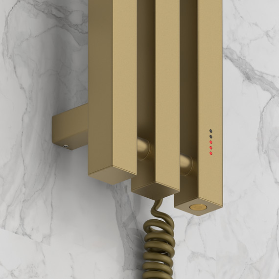 Полотенцесушитель электрический Сунержа Вердикт 4.0 П3 100x1200 мм 32-0851-1210 R, золотой шёлк - фото 3