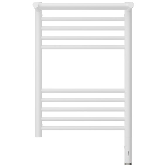 Полотенцесушитель электрический Сунержа Богема 3.1 с полкой П10 400x720 мм 30-6007-6040 R, белый матовый - фото 2
