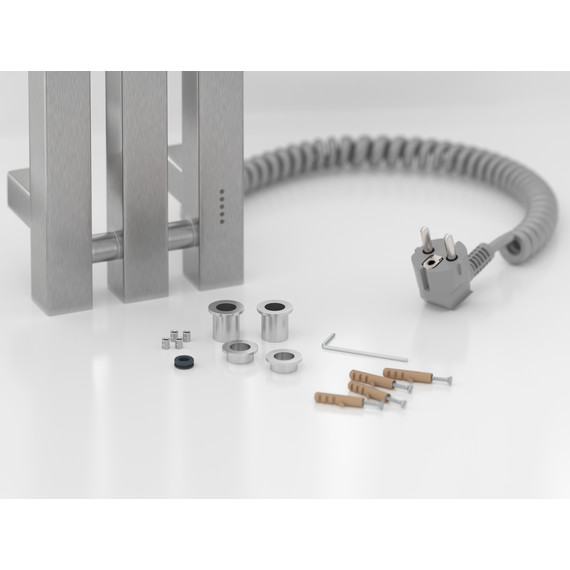 Полотенцесушитель электрический Сунержа Вердикт 4.0 П3 100x1200 мм 071-0851-1210 R, сатин - фото 4