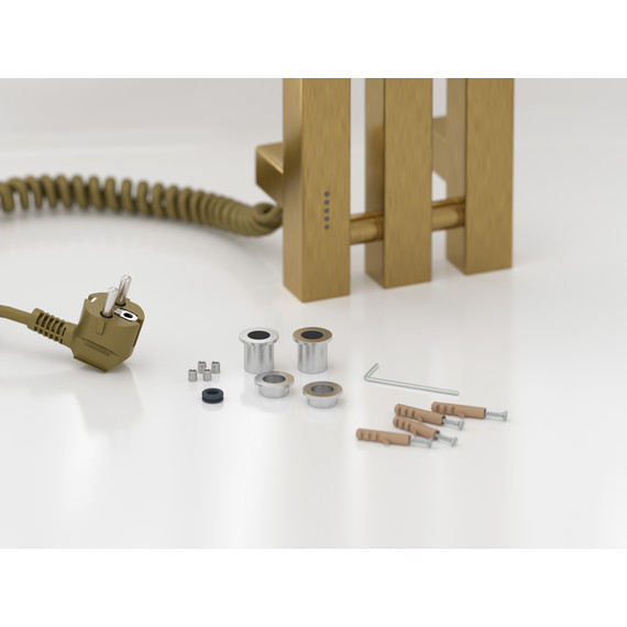 Полотенцесушитель электрический Сунержа Вердикт 4.0 П3 100x1200 мм 051-0852-1210 L, состаренная латунь - фото 4