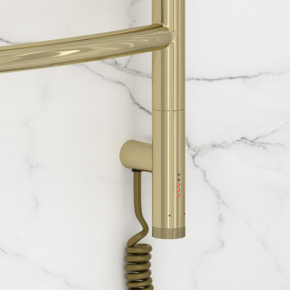 Полотенцесушитель электрический Сунержа Галант 3.1 П8 400x1120 мм 020-6001-1040 R, шампань - фото 3