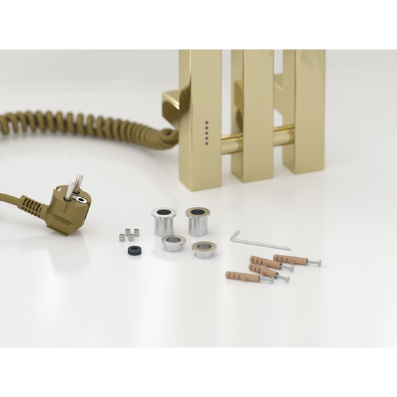 Полотенцесушитель электрический Сунержа Вердикт 4.0 П3 100x1200 мм 020-0852-1210 L, шампань - фото 4