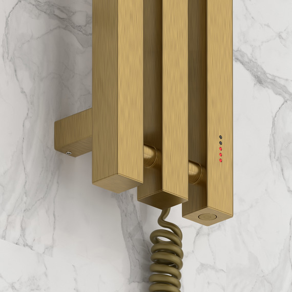 Полотенцесушитель электрический Сунержа Вердикт 4.0 П3 100x1200 мм 051-0851-1210 R, состаренная латунь - фото 3