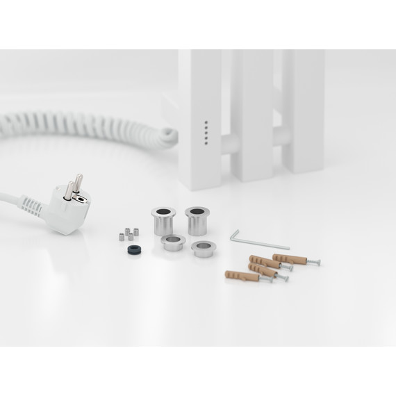 Полотенцесушитель электрический Сунержа Вердикт 4.0 П3 100x1200 мм 30-0852-1210 L, белый матовый - фото 4