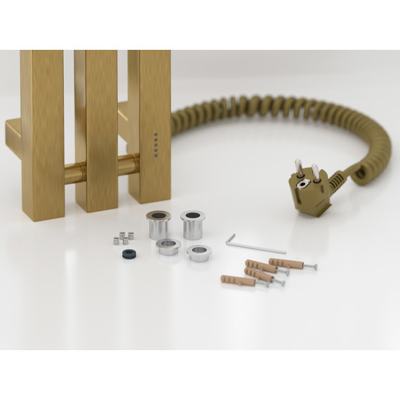 Полотенцесушитель электрический Сунержа Вердикт 4.0 П3 100x1200 мм 051-0851-1210 R, состаренная латунь - фото 4