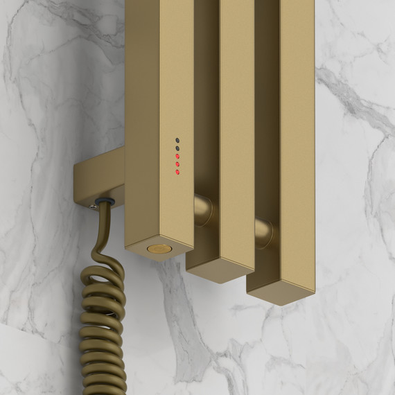 Полотенцесушитель электрический Сунержа Вердикт 4.0 П3 100x1200 мм 32-0852-1210 L, золотой шёлк - фото 3
