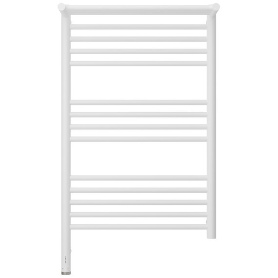 Полотенцесушитель электрический Сунержа Богема 3.1 с полкой П14 500x920 мм 30-6006-8050 L, белый матовый - фото 2