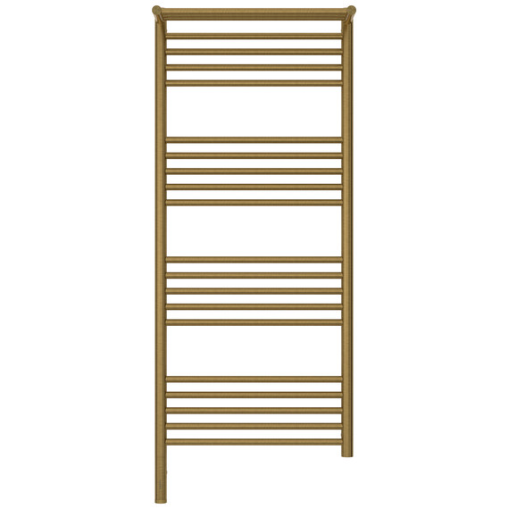 Полотенцесушитель электрический Сунержа Богема 3.1 с полкой П20 500x1320 мм 051-6006-1250 L, состаренная латунь - фото 2
