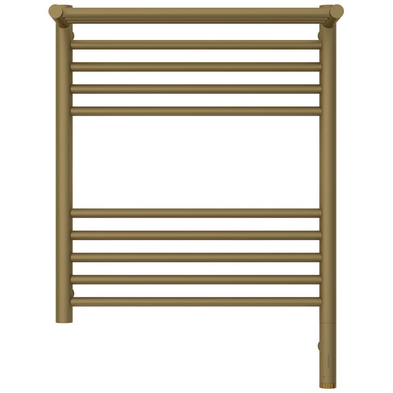 Полотенцесушитель электрический Сунержа Богема 3.1 с полкой П10 500x720 мм 032-6007-6050 R, золото матовое - фото 2