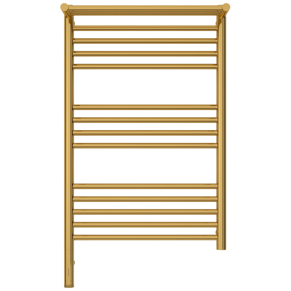 Полотенцесушитель электрический Сунержа Богема 3.1 с полкой П14 500x920 мм 03-6006-8050 L, золото - фото 2
