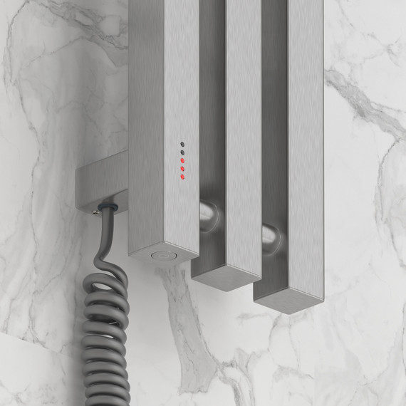 Полотенцесушитель электрический Сунержа Вердикт 4.0 П3 100x1200 мм 071-0852-1210 L, сатин - фото 3