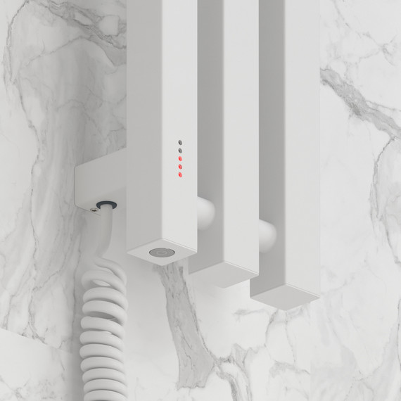 Полотенцесушитель электрический Сунержа Вердикт 4.0 П3 100x1200 мм 30-0852-1210 L, белый матовый - фото 3