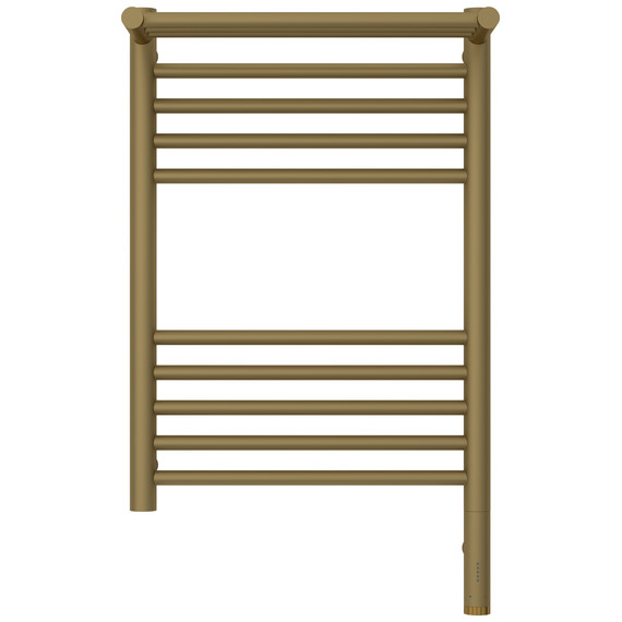 Полотенцесушитель электрический Сунержа Богема 3.1 с полкой П10 400x720 мм 032-6007-6040 R, золото матовое - фото 2