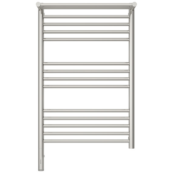 Полотенцесушитель электрический Сунержа Богема 3.1 с полкой П14 500x920 мм 00-6006-8050 L, хром - фото 2