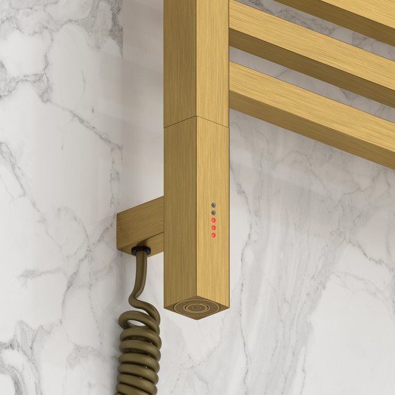 Полотенцесушитель электрический Сунержа Модус 3.1 П16 400x1120 мм 051-5900-1040 L, состаренная латунь - фото 3