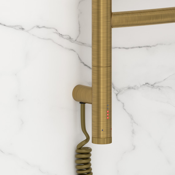 Полотенцесушитель электрический Сунержа Галант 3.1 П5 600x720 мм 051-6000-6060 L, состаренная латунь - фото 3