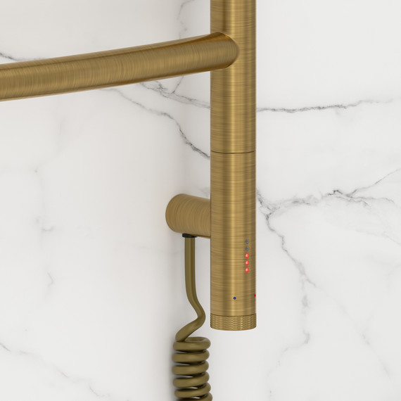 Полотенцесушитель электрический Сунержа Галант 3.1 П4 400x620 мм 051-6001-5040 R, состаренная латунь - фото 3