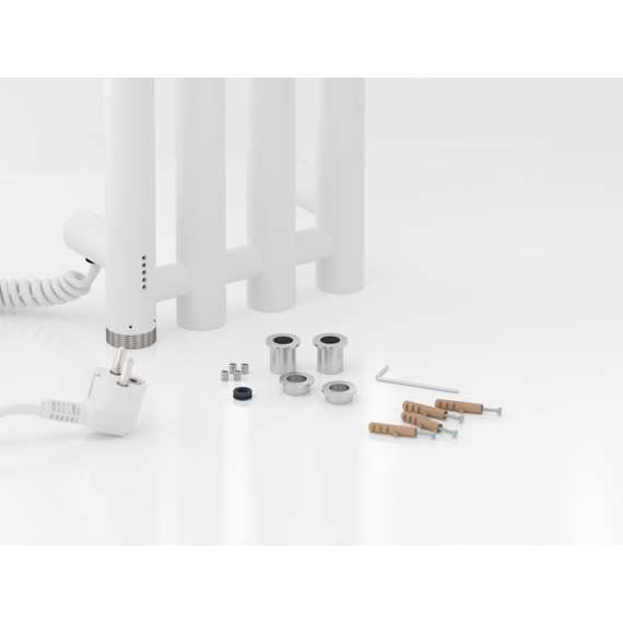 Полотенцесушитель электрический Сунержа Кантата 4.0 П4 150x1200 мм 30-0886-1259 L, белый матовый - фото 4